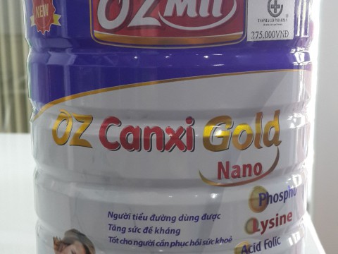 Sữa bột Ozmil Canxi Gold